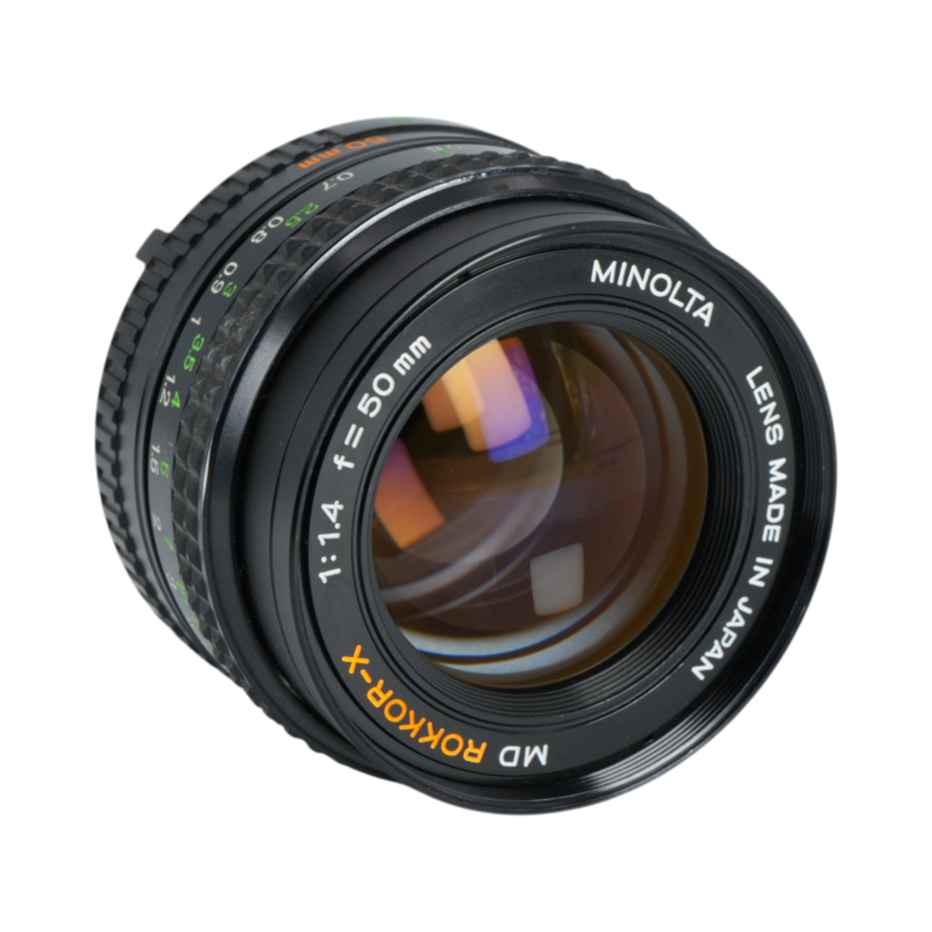 Minolta MD Rokkor-x 50mm f/1.4 SLR Lens