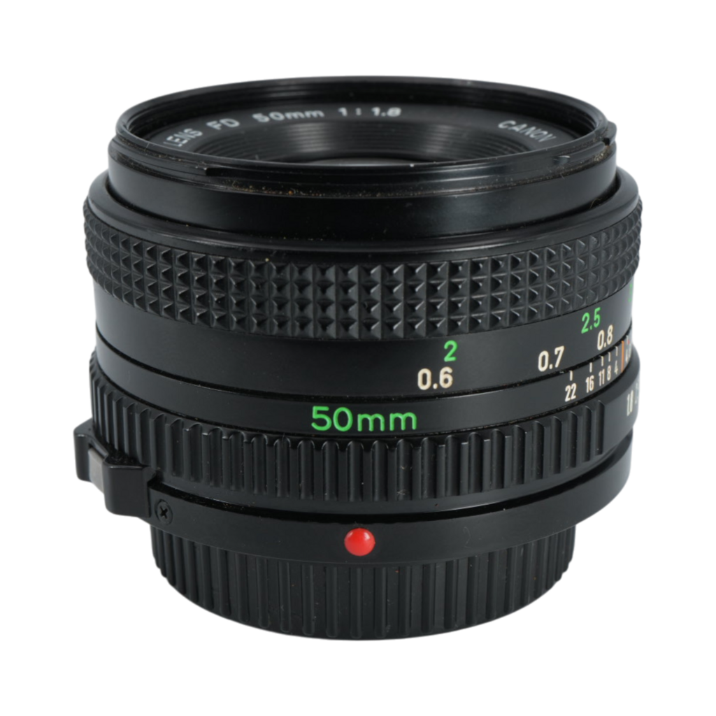 Canon FD 50mm f/1.8 SLR Lens