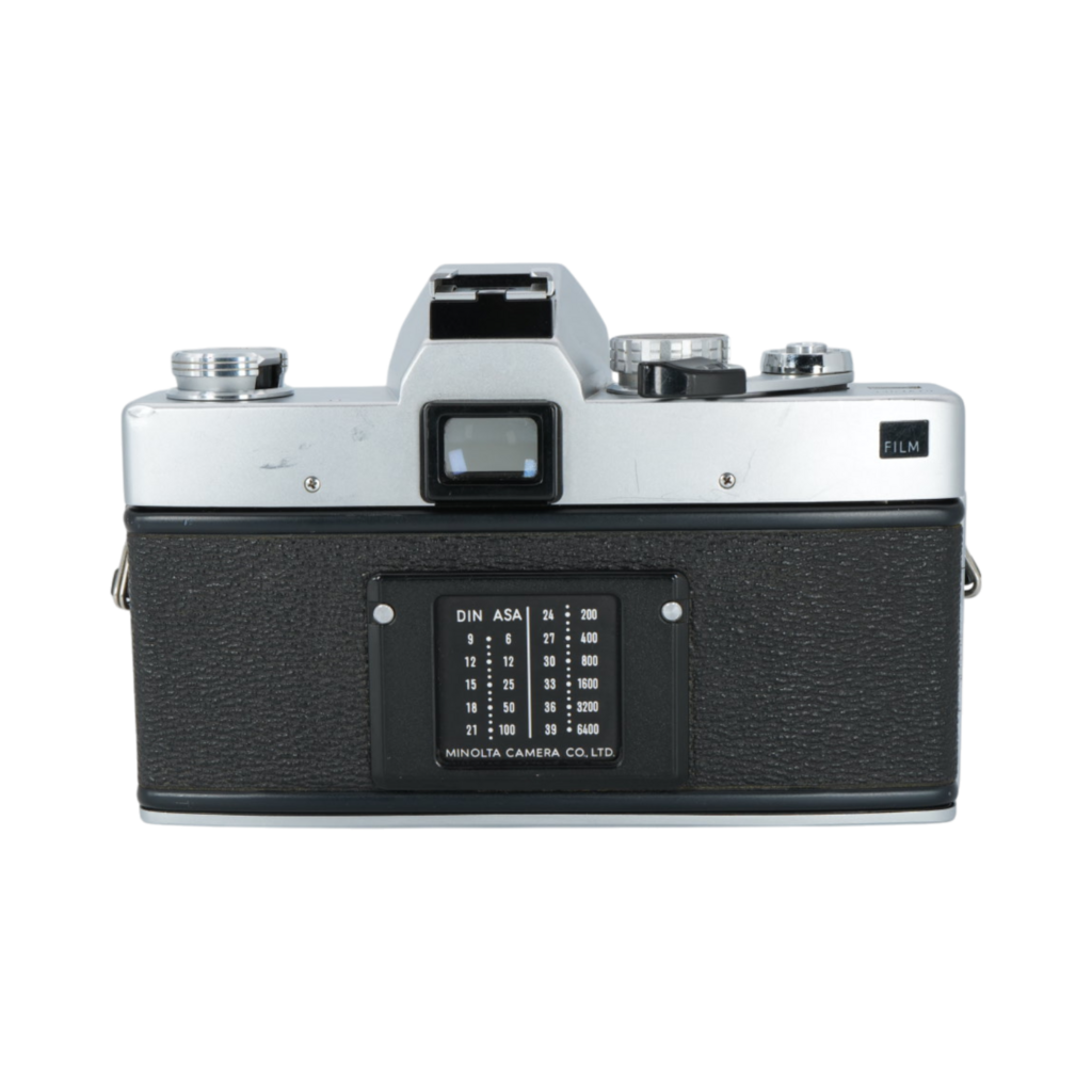 Minolta SRT 303b 35mm Film Camera with Minolta MD 50mm f/1.7 SLR Lens