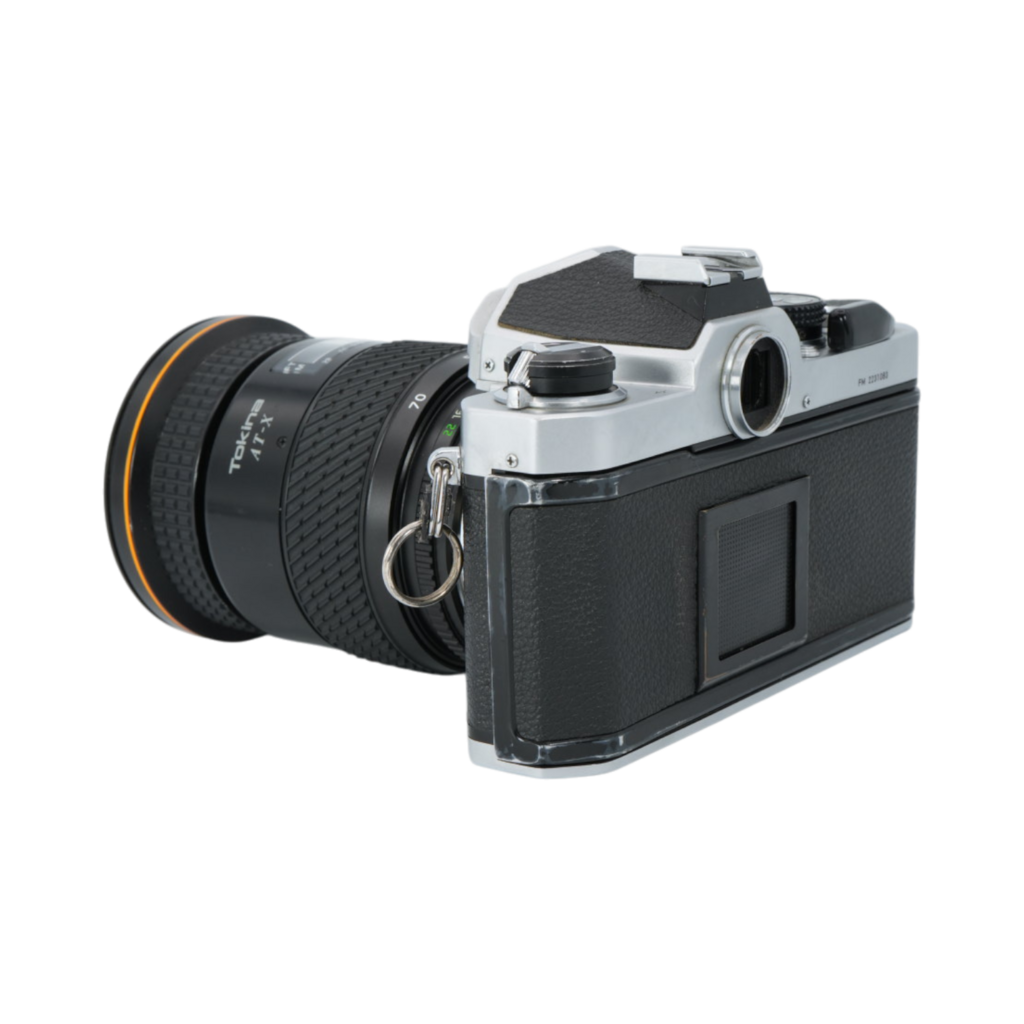Nikon FM 35mm Film Camera with Tokina AT-X 28-70mm f/2.8 Lens for Nikon F-Mount