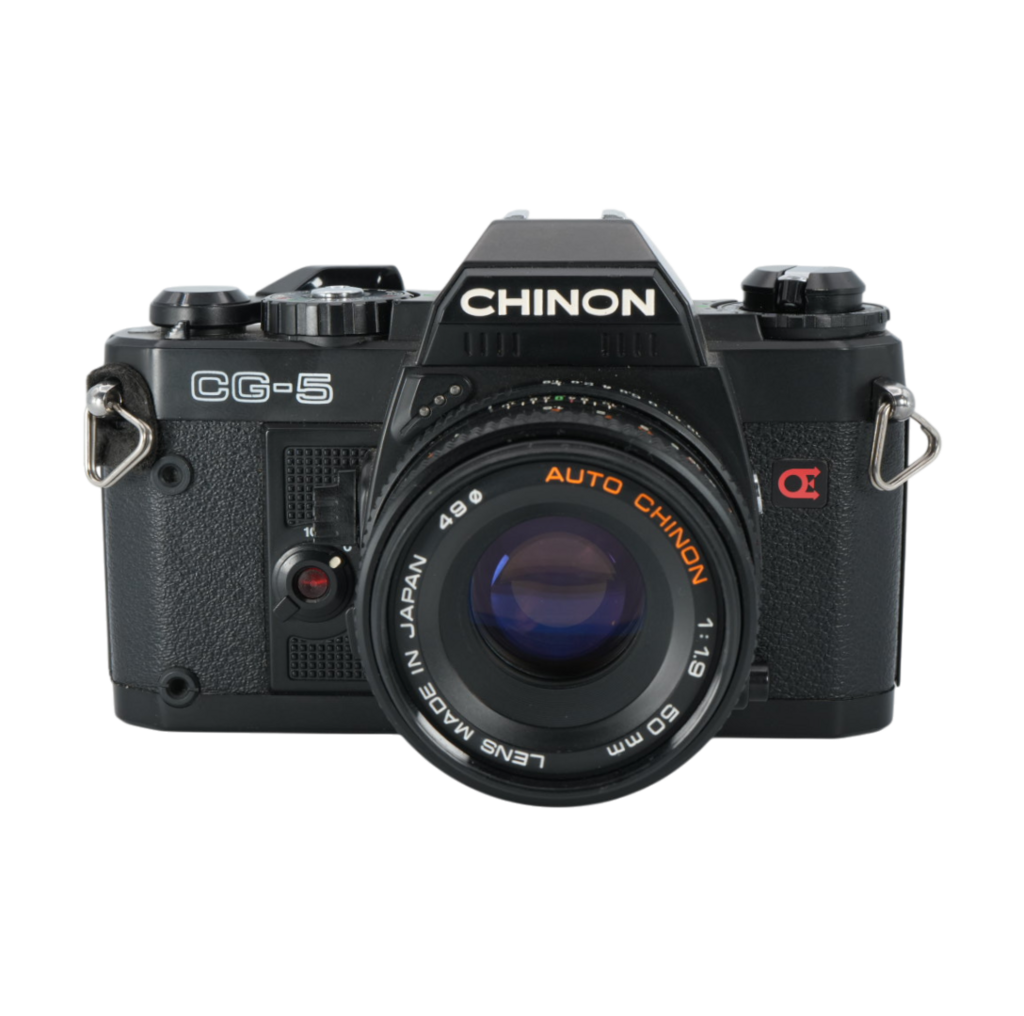 Chinon CG-5 35mm Film Camera with Auto Chinon 50mm f/1.9 SLR Lens