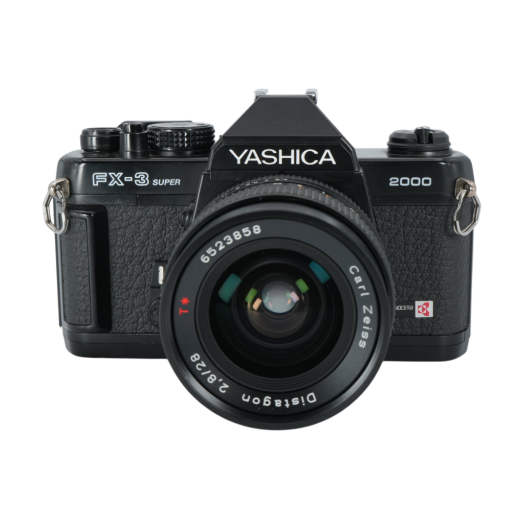 Yashica FX-Super 2000 35mm Film Camera with Carl Zeiss Distagon T* 28mm f/2.8 Lens for C/Y Bayonet Mount