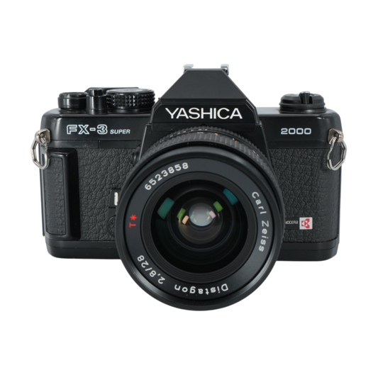 Yashica FX-Super 2000 35mm Film Camera with Carl Zeiss Distagon T* 28mm f/2.8 Lens for C/Y Bayonet Mount