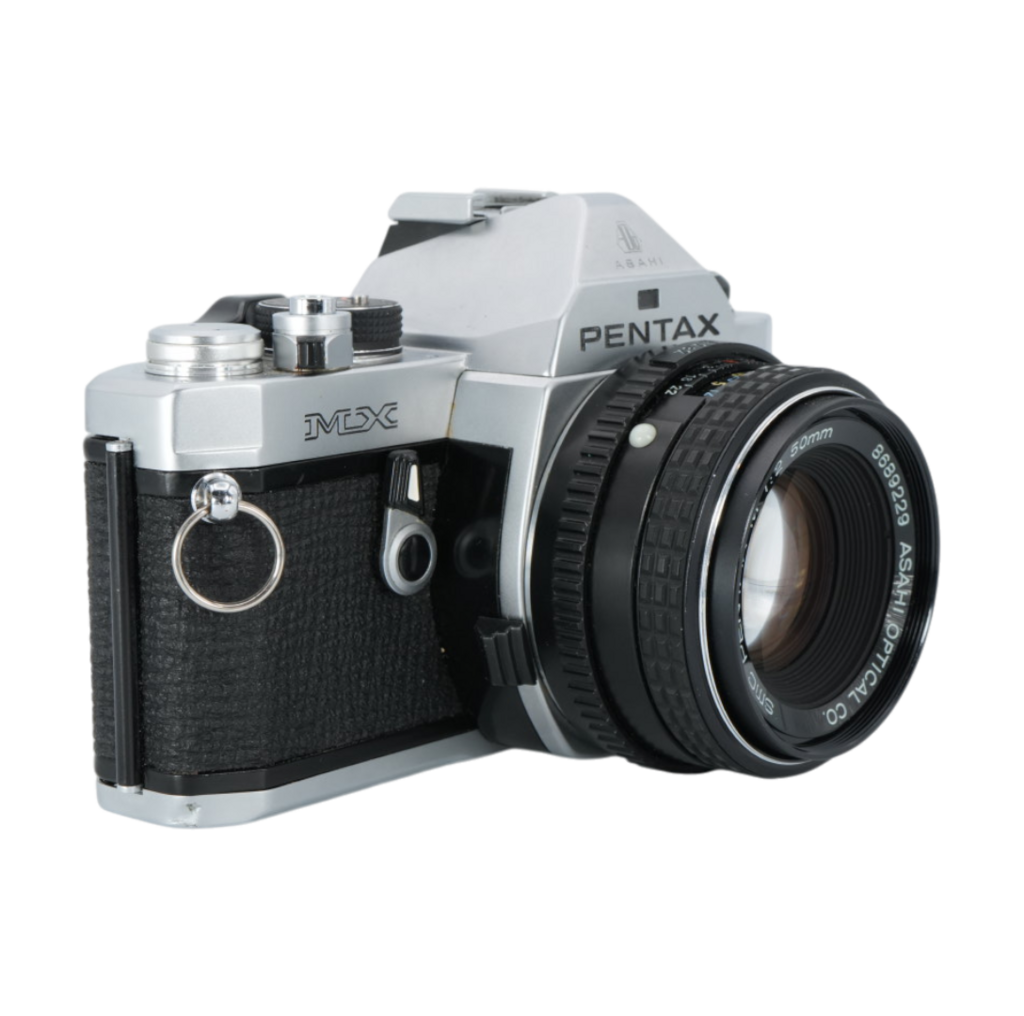 Pentax MX 35mm Film Camera with Pentax M 50mm f/2 Lens