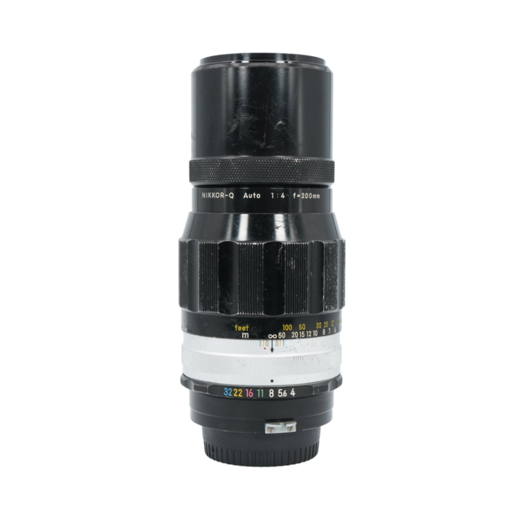 Nikon F Nikkor-Q 200mm f/4 SLR Lens