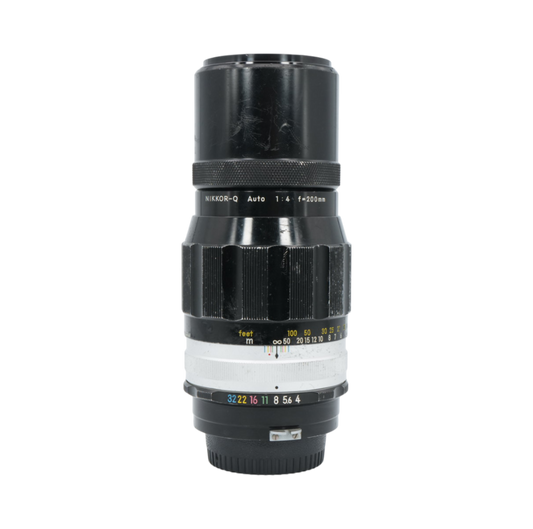 Nikon F Nikkor-Q 200mm f/4 SLR Lens