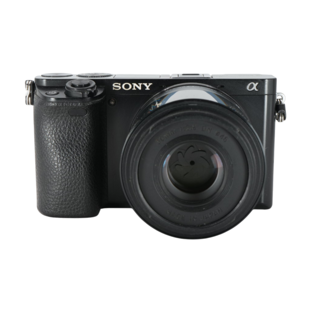 Sony Alpha a6000 APS-C Mirrorless Camera with Sigma 50mm f/1.4 Lens for Sony E-mount
