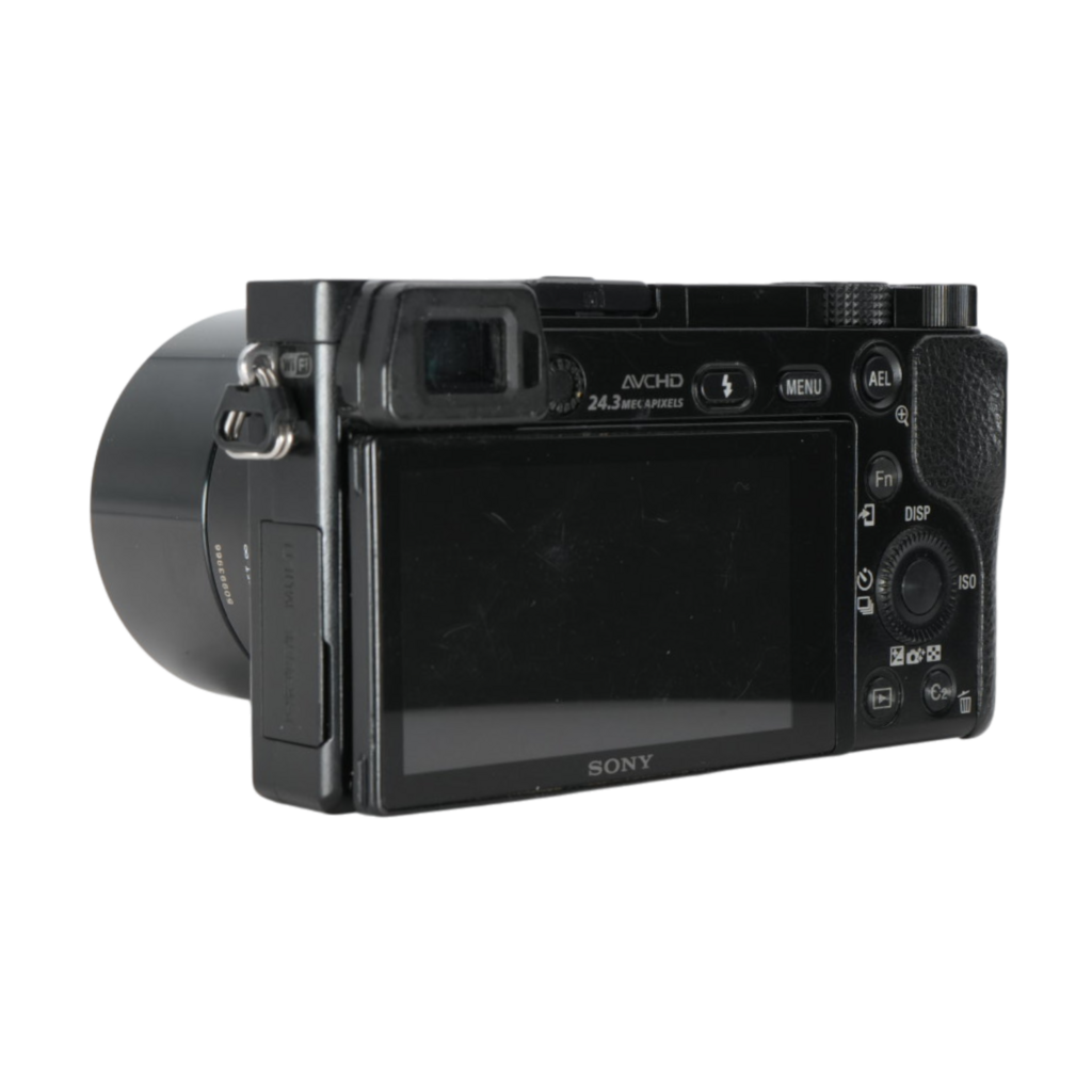 Sony Alpha a6000 APS-C Mirrorless Camera with Sigma 50mm f/1.4 Lens for Sony E-mount