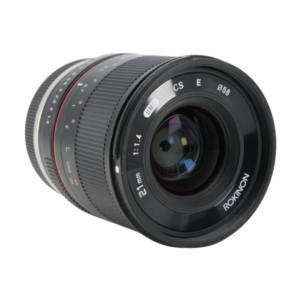 Rokinon 21mm f/1.4 CS E UMC Manual Focus APS-C Mirrorless Lens for Sony E-mount