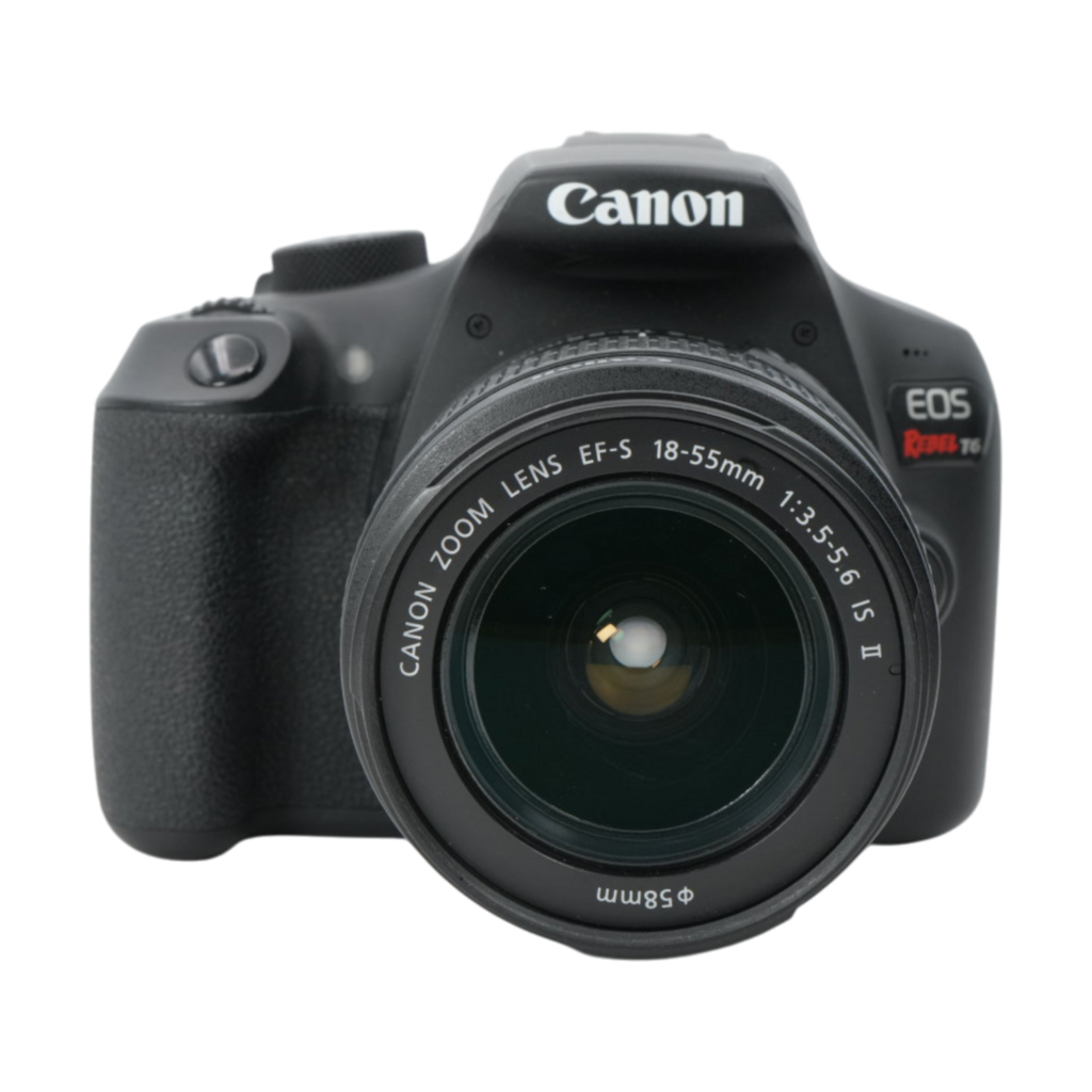 Canon Rebel T6 APS-C DSLR Camera with Canon EF-S 18-55mm f/3.5-5.6 IS II Lens