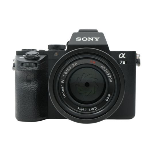 Sony Alpha a7 II Full-frame Mirrorless Camera with Sony Zeiss FE 55mm f/1.8 Sonnar T* Z Lens