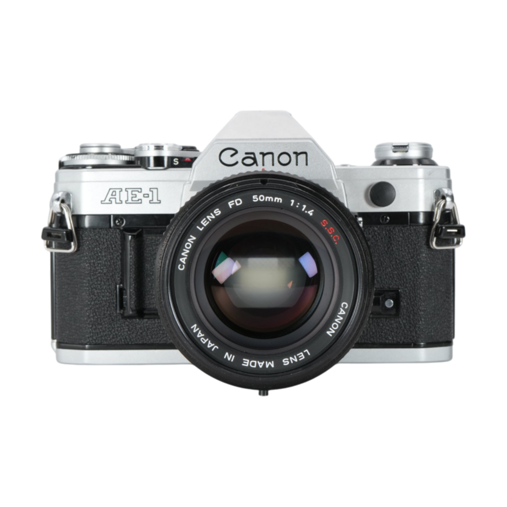 Canon AE-1 35mm Film with Canon FD 50mm f/1.4 SSC SLR Lens
