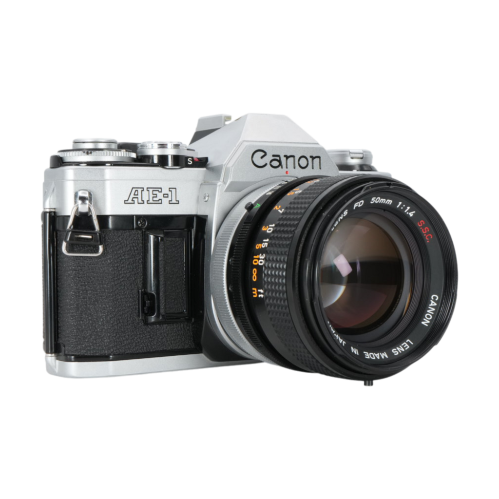 Canon AE-1 35mm Film with Canon FD 50mm f/1.4 SSC SLR Lens