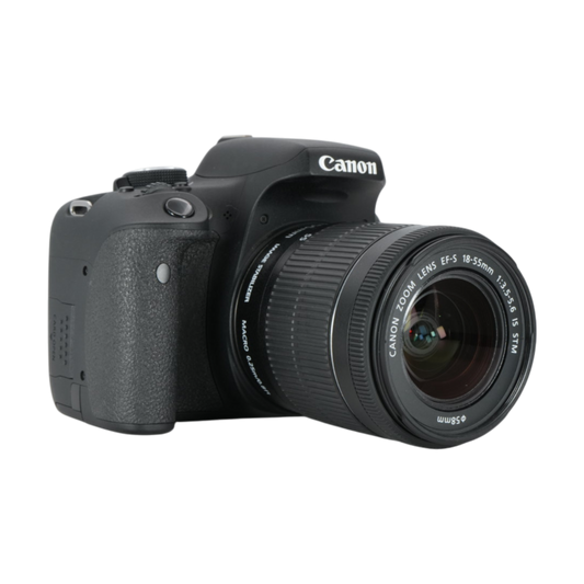 Canon T6i APS-C DSLR Camera with Canon EF-s 18-55mm 3.5-5.6 STM IS Lens
