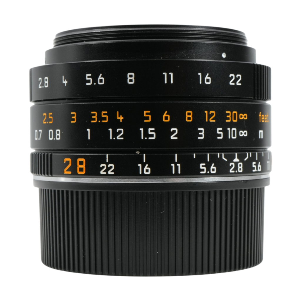 Leica Elmarit-M 28mm f/2.8 ASPH Black Lens for M-mount (11677)
