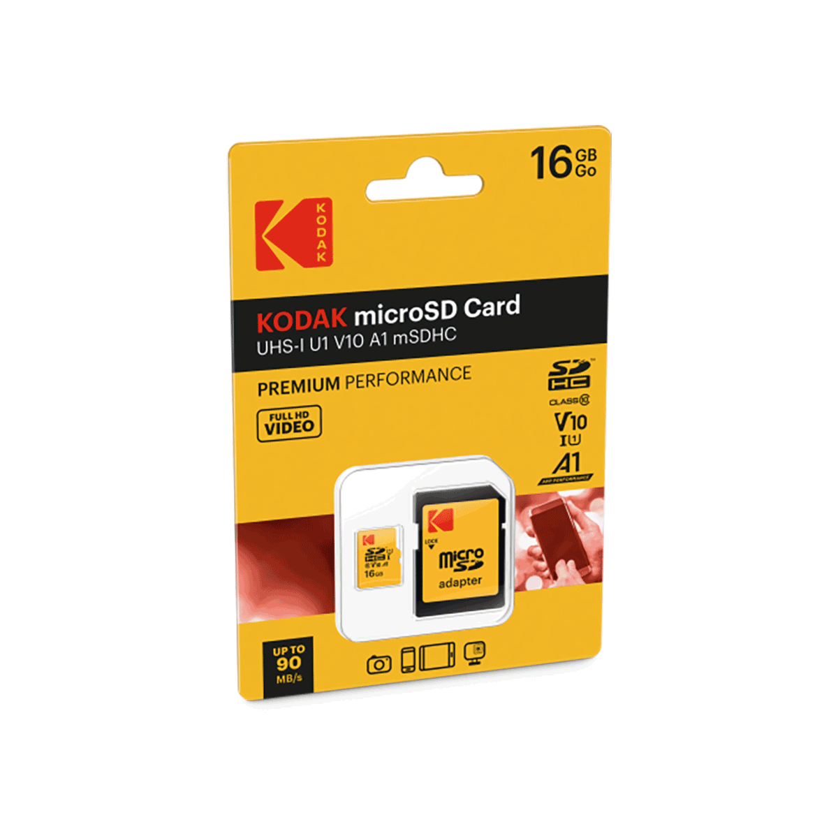 Kodak Class 10 microSDHC Memory Card (16GB)