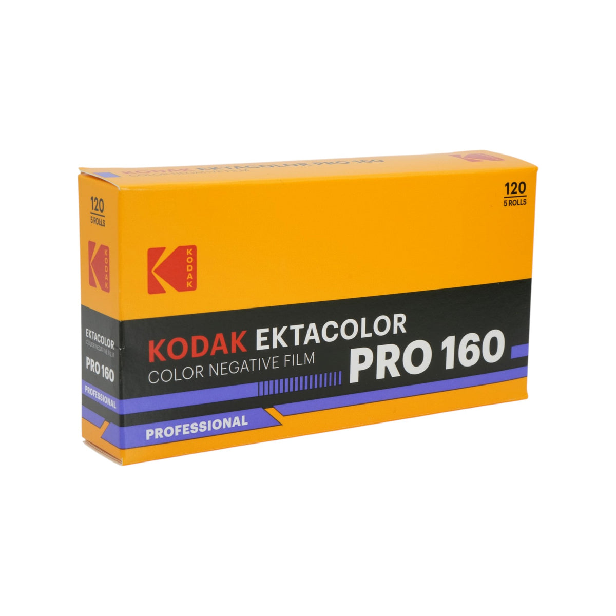 Kodak Ektacolor Pro 160 Color Negative Film (120 Roll Film, 5-Pack)