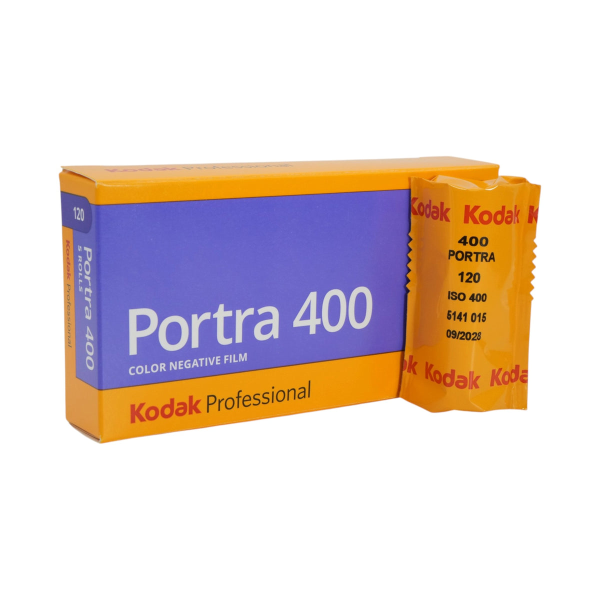 Kodak Professional Portra 400 Color Negative 120 Format Film, 5-Pack