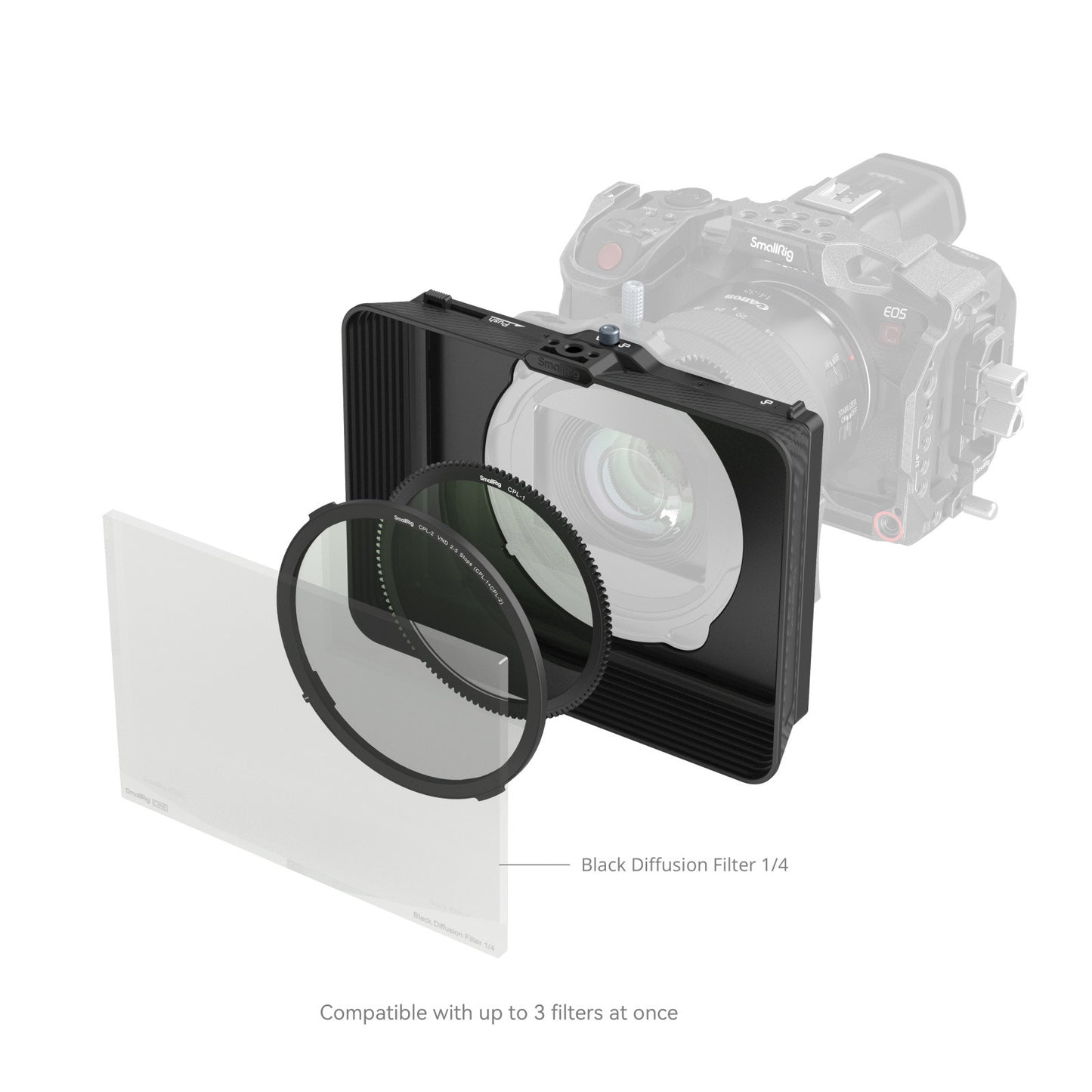 SmallRig Matte Box with Adjustable Clamp and VND Kit