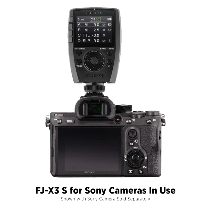 Westcott FJ-X3 S Wireless Flash Trigger with Sony Camera Mount