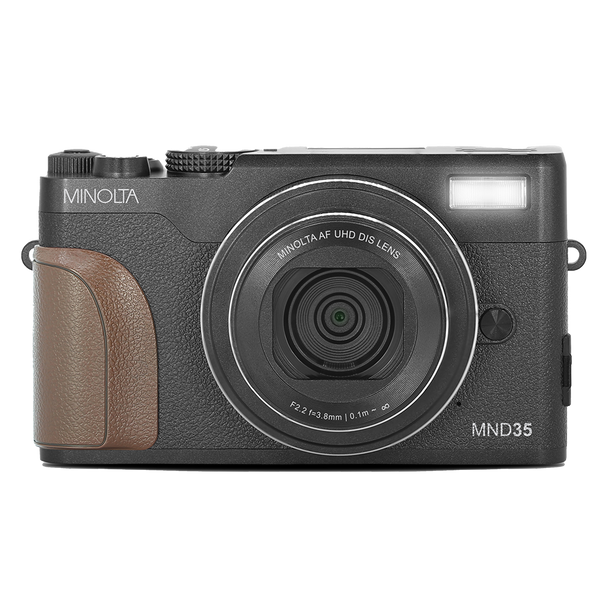 MINOLTA® MND35 64 MP Autofocus / 4K Ultra HD Camera - Black – Pro