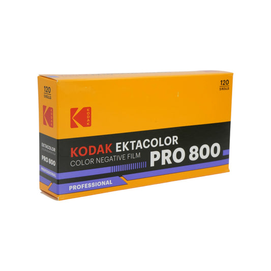 Kodak Ektacolor Pro 800 Color Negative Film (120 Roll Film, 5-Pack)
