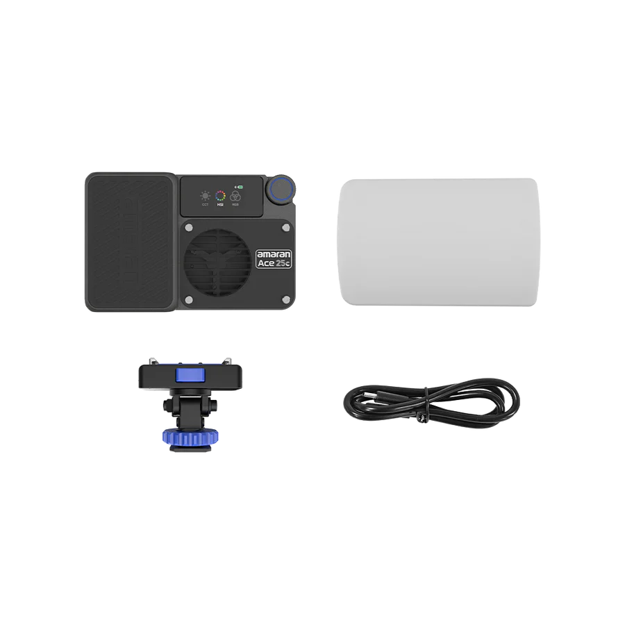 amaran Ace 25c RGB LED Light Panel - Charcoal