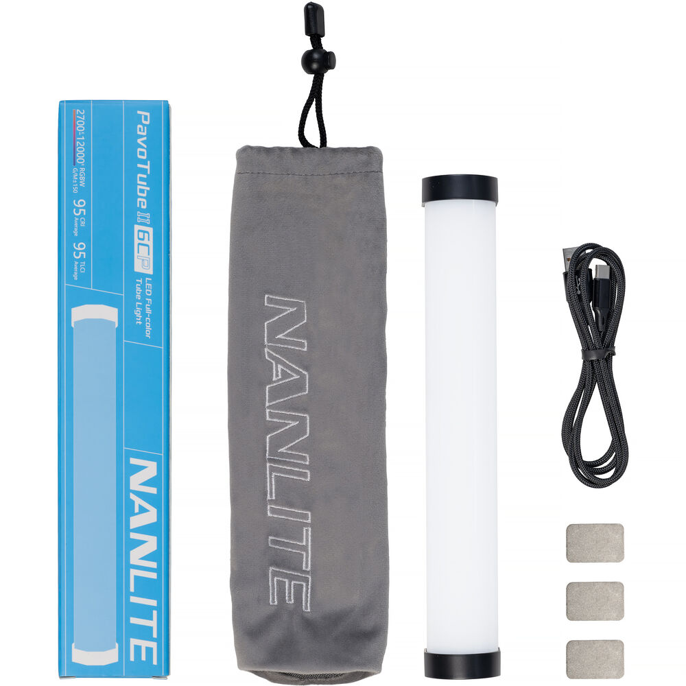 Nanlite PavoTube II 6CP RGB LED Tube Light 10"