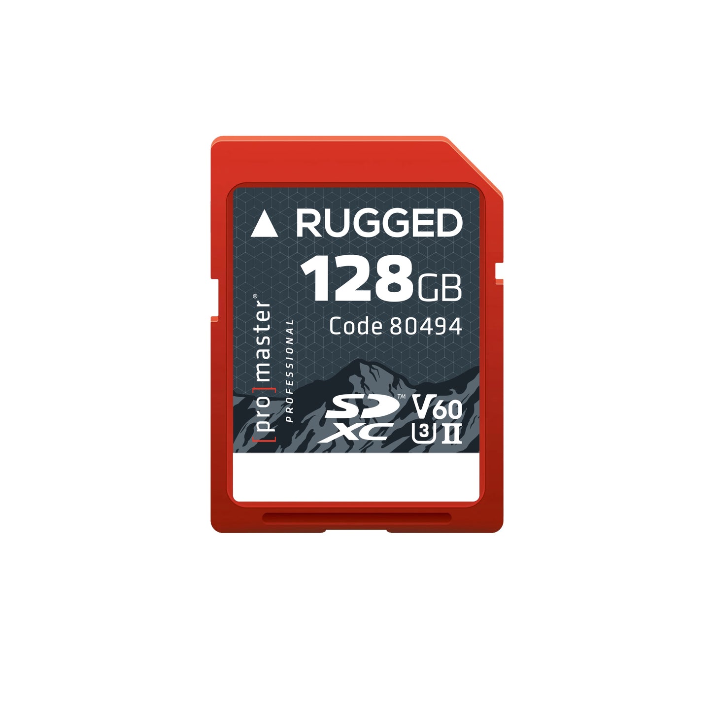 ProMaster SDXC Rugged™ UHS-II V60 Memory Card - 128GB