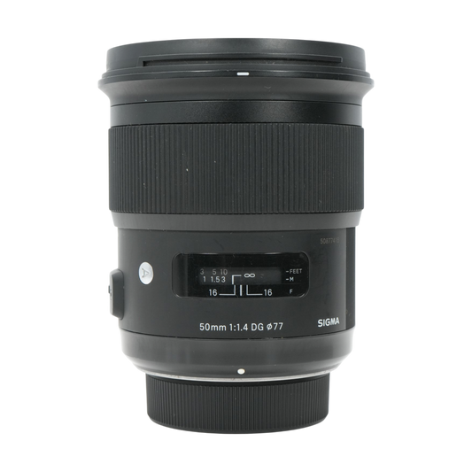 Sigma 50mm f/1.4 DG HSM Art Full-frame DSLR Lens for Nikon F-Mount
