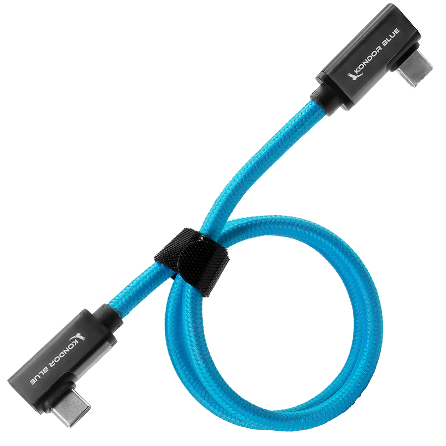 Kondor Blue USB-C to USB-C for SSD Recording & Charging Cable