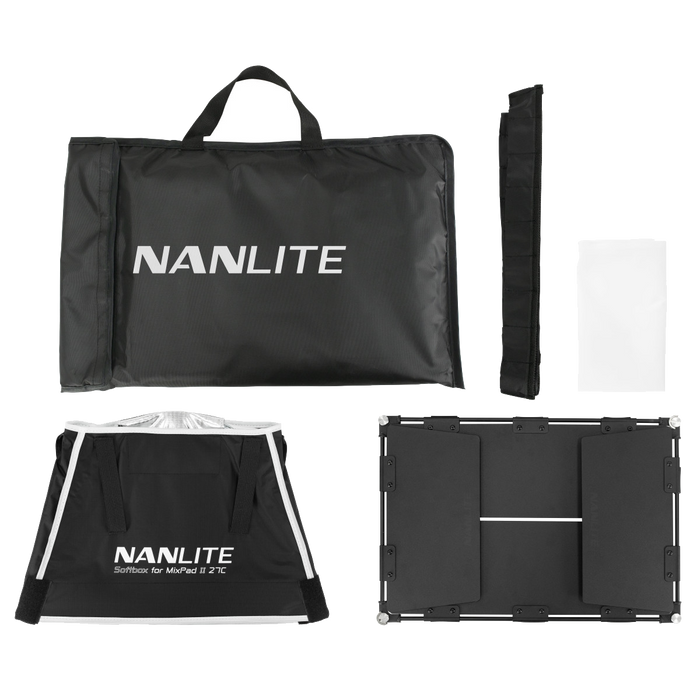 Nanlite Barndoor and Softbox Set for MixPad II 27C