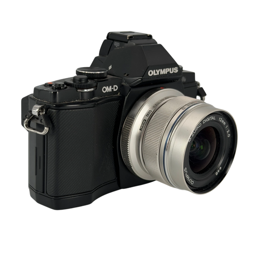 Olympus OM-D EM-5 with Olympus M Zuiko Digital 12mm f/2 Lens for MFT Mount