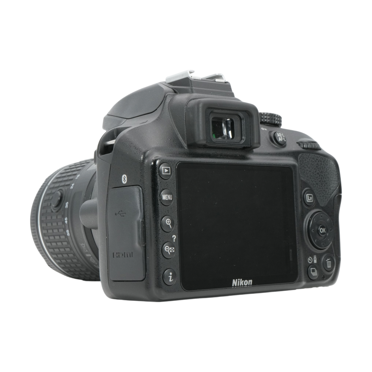 Nikon D3400 APS-C DSLR Camera with Nikon AF-p Nikkor DX 18-55mm f/3.5-5.6 G VR Lens