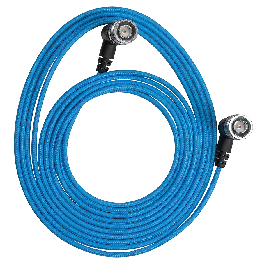 Kondor Blue Ultra Thin 6G SDI Video Cable Right Angle BNC