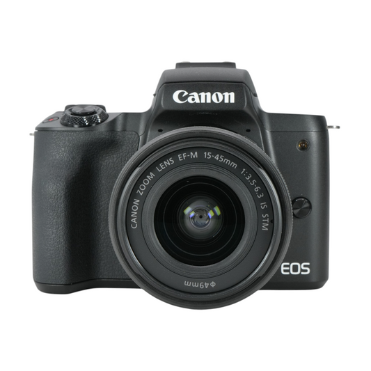 Canon M50 Mark II APS-C Mirrorless Camera with Canon EF-m 15-45mm f/3.5-6.3 IS STM Lens