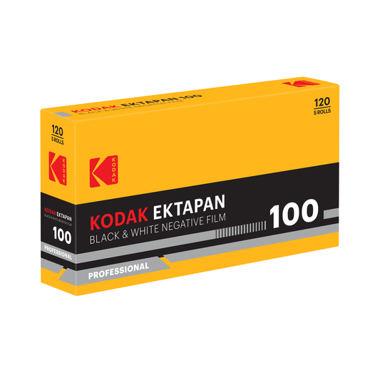 Kodak Ektapan 100 Black and White Negative Film (120 Roll Film, 5-Pack)
