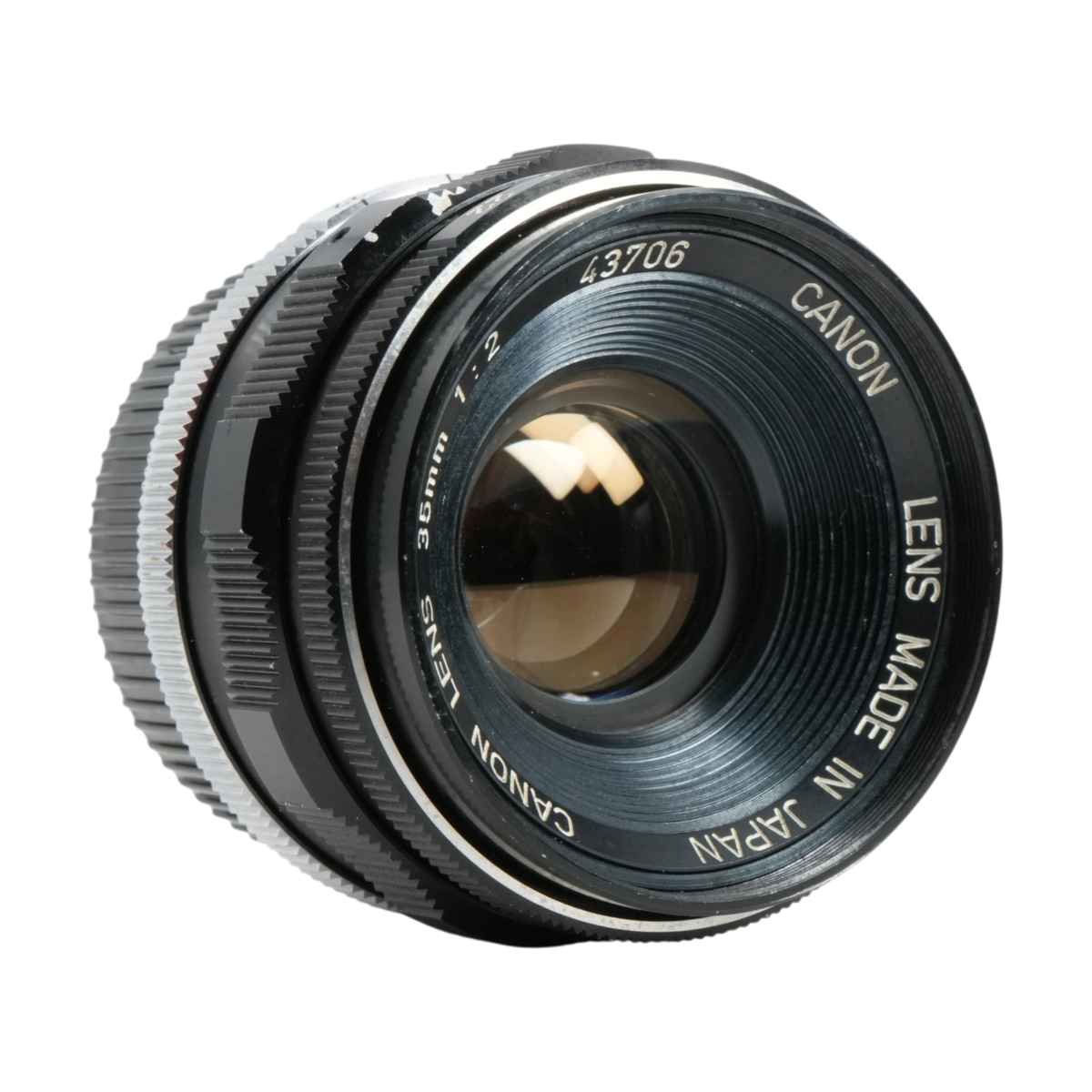 Canon 35mm f/2 Rangefinder Lens for Leica L39 Screw Mount