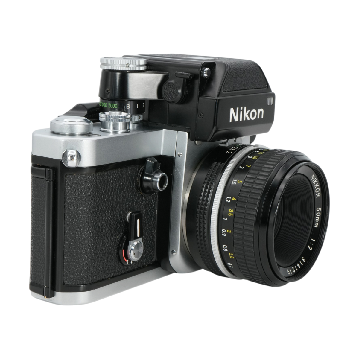 Nikon F2 35mm Film Camera with Nikon F Nikkor 50mm f/2 Lens