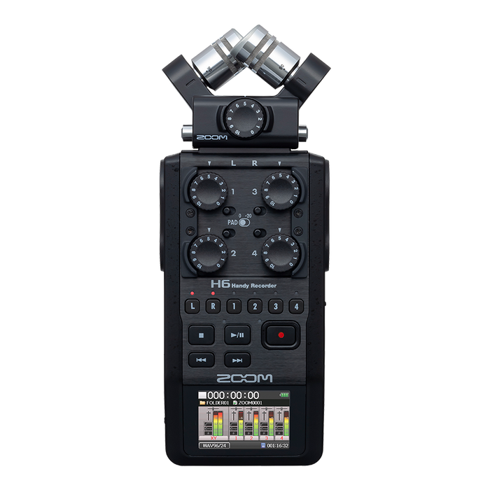 Zoom H6 Recorder All Black
