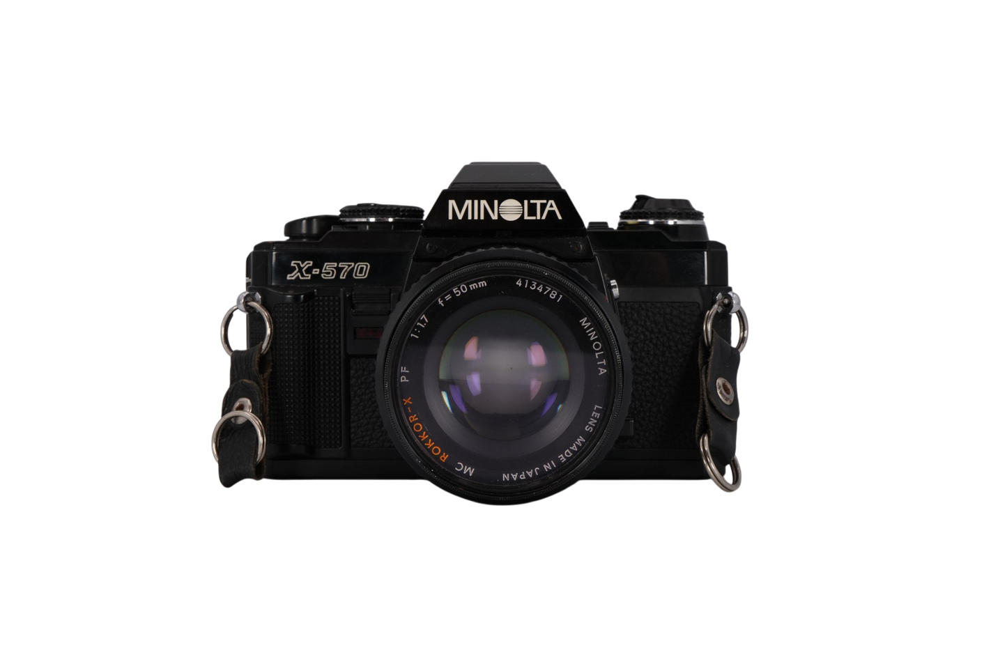 Minolta X-570 Film Camera with Minolta 50mm f/1.7 Prime Lens