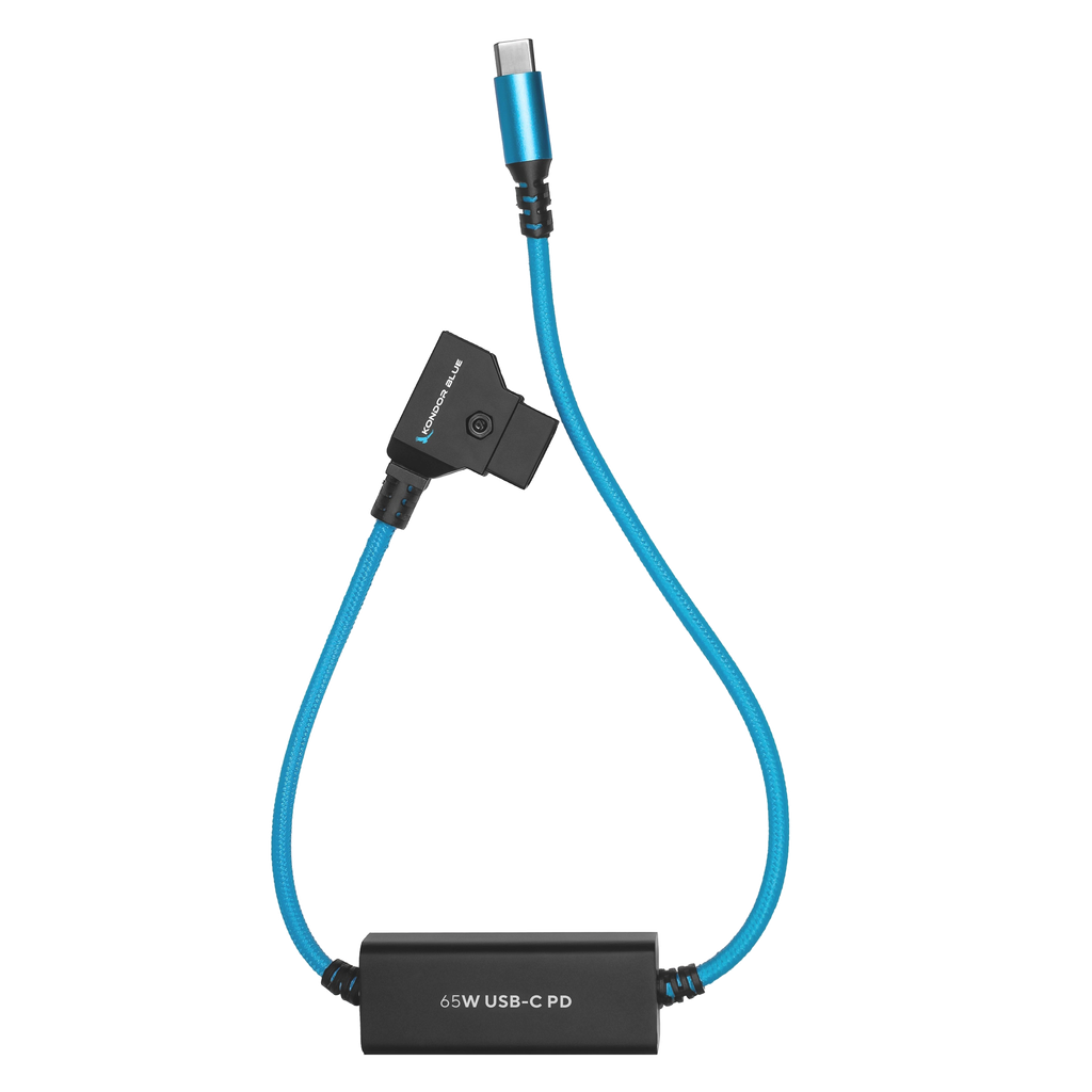 USB-A to Right-Angle USB-C Charging & Data Transfer Cable – Kondor Blue