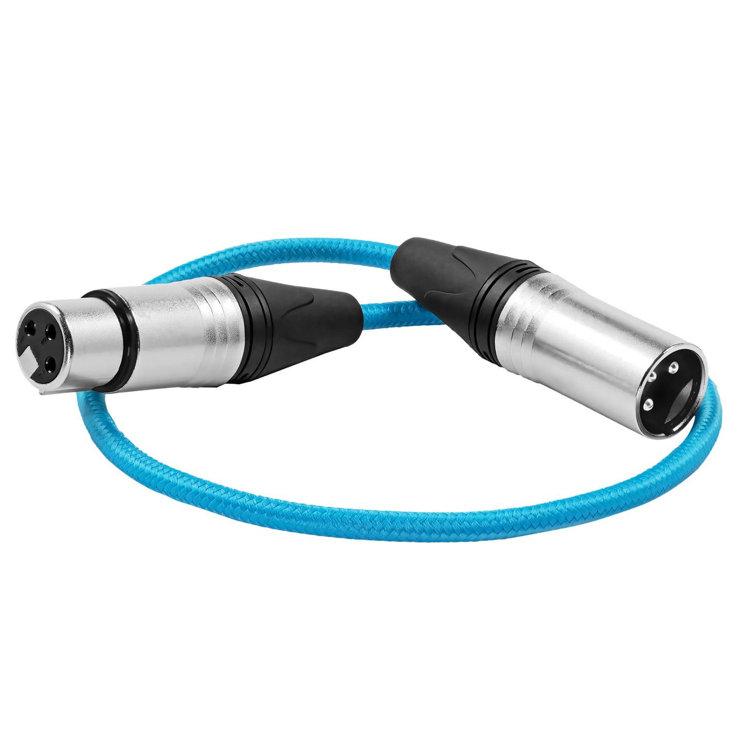 Kondor Blue 18'' Male XLR to Female XLR Audio Cable for On-Camera Mics
