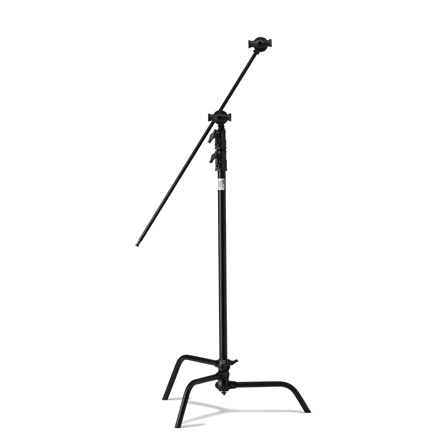 Kupo 40" Master C-Stand with Sliding Leg Kit (Stand 2.5in Grip Head & 40in Grip Arm with Hex Stud) - Black
