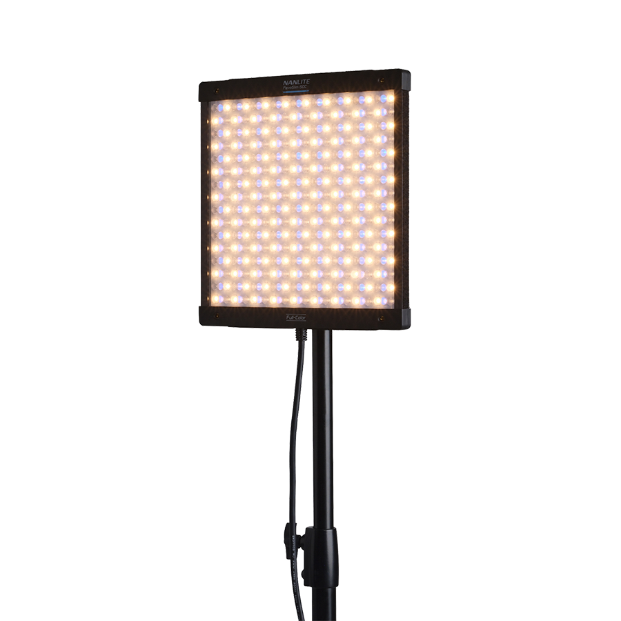 Nanlite PavoSlim 60C 1x1 RGBW LED Panel Light with Softbox & Eggcrate Kit