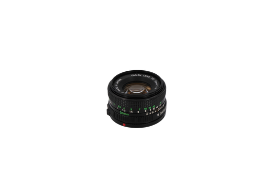 Canon FD 50mm f/1.8 SLR Film Prime Lens