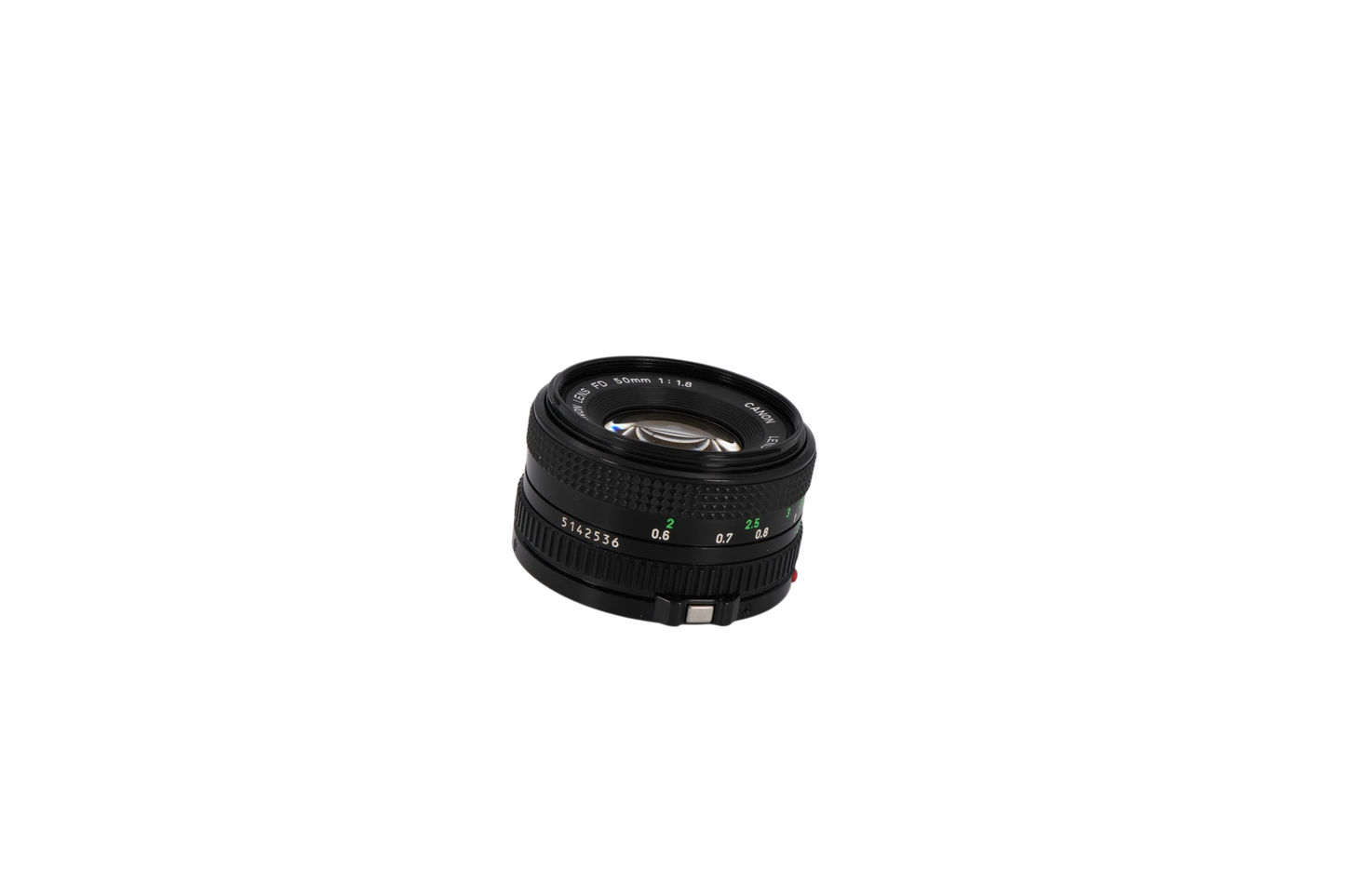 Canon FD 50mm f/1.8 SLR Film Prime Lens