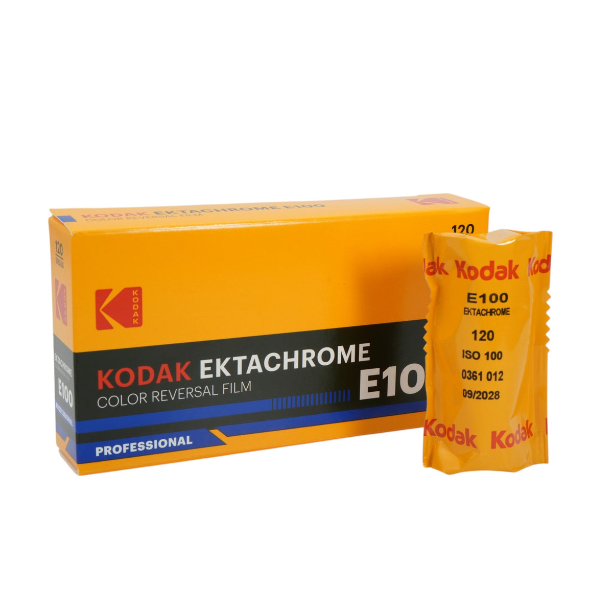 Kodak Professional Ektachrome E100 Color Transparency Film (120 Roll Film, 5-Pack)