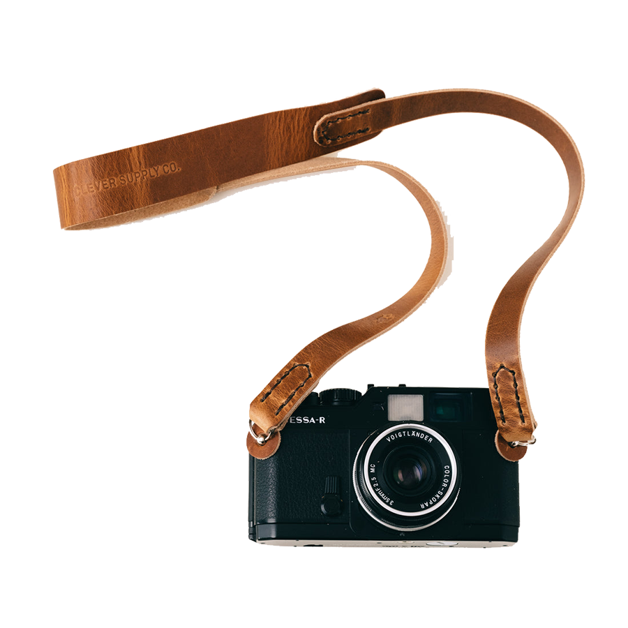 Clever Supply Co Traditional Riveted Camera Strap — Pro Photo Supply