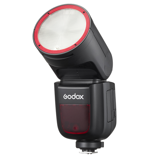 Godox V1 On Camera Flash - Red Ring Edition